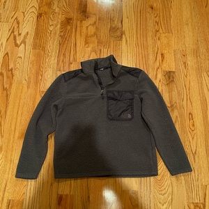 Black North Face Fleece Sherpa Quarter Zip